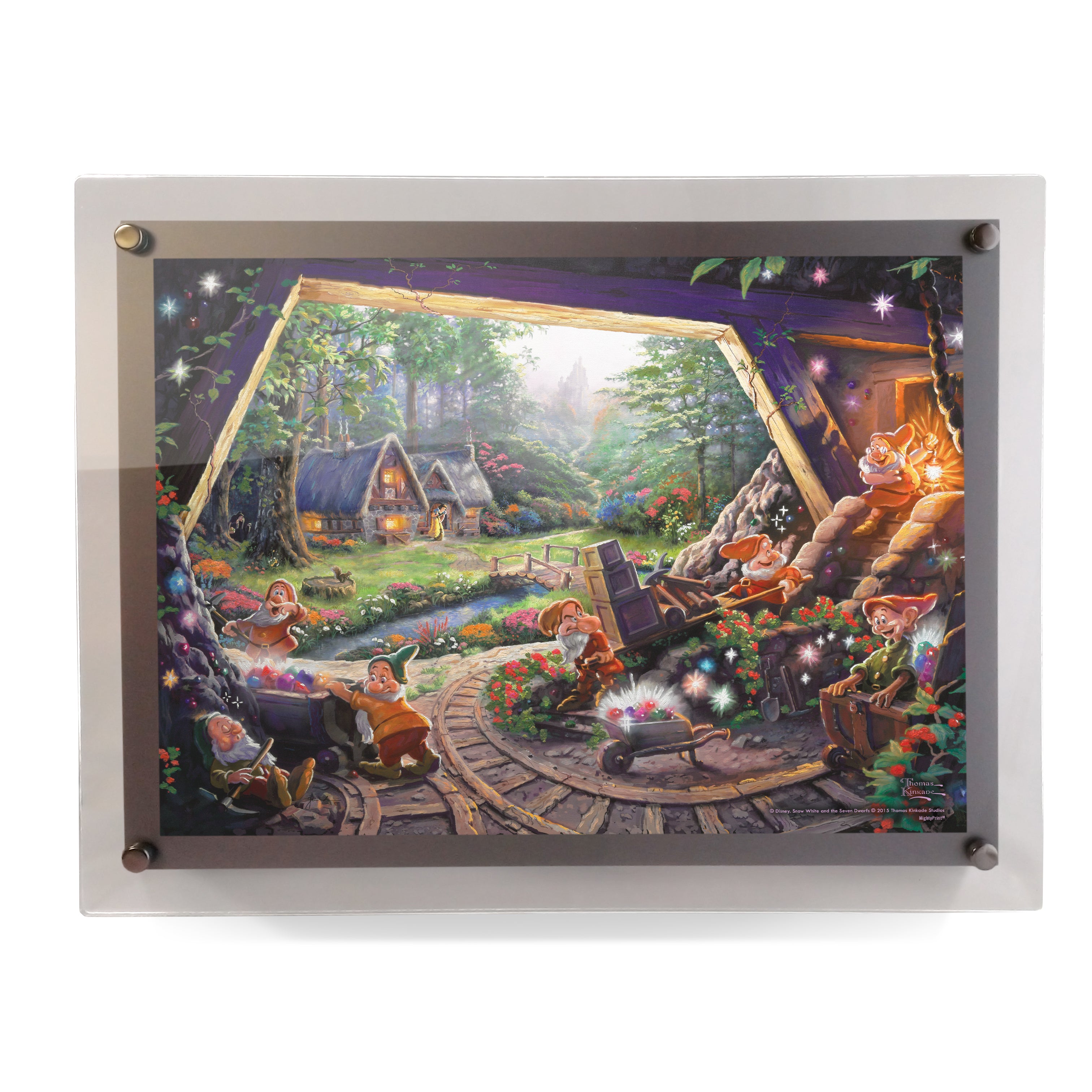Disney (Snow White and the Seven Dwarfs) MightyPrint™ Wall Art with Back-Lit Frame MPLED14100144