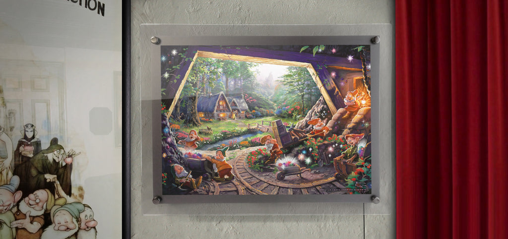 Disney (Snow White and the Seven Dwarfs) MightyPrint™ Wall Art with Back-Lit Frame MPLED14100144