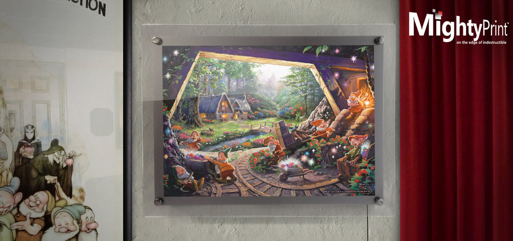 Disney (Snow White and the Seven Dwarfs) MightyPrint™ Wall Art with Back-Lit Frame MPLED14100144