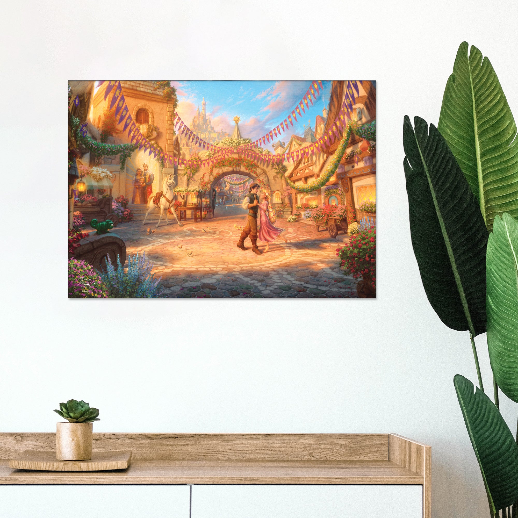 Disney (Rapunzel Dancing in the Sunlit Courtyard ) MightyPrint™ Wall Art MP24170808