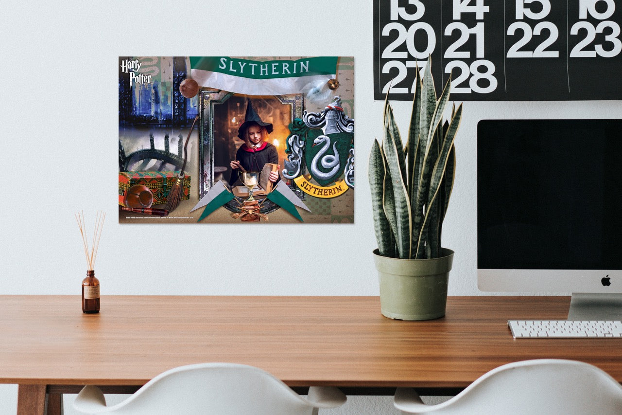 Harry Potter (Slytherin - Add Your Photo!) 12" x 8" MightyPrint™ Wall Art MPU120850204