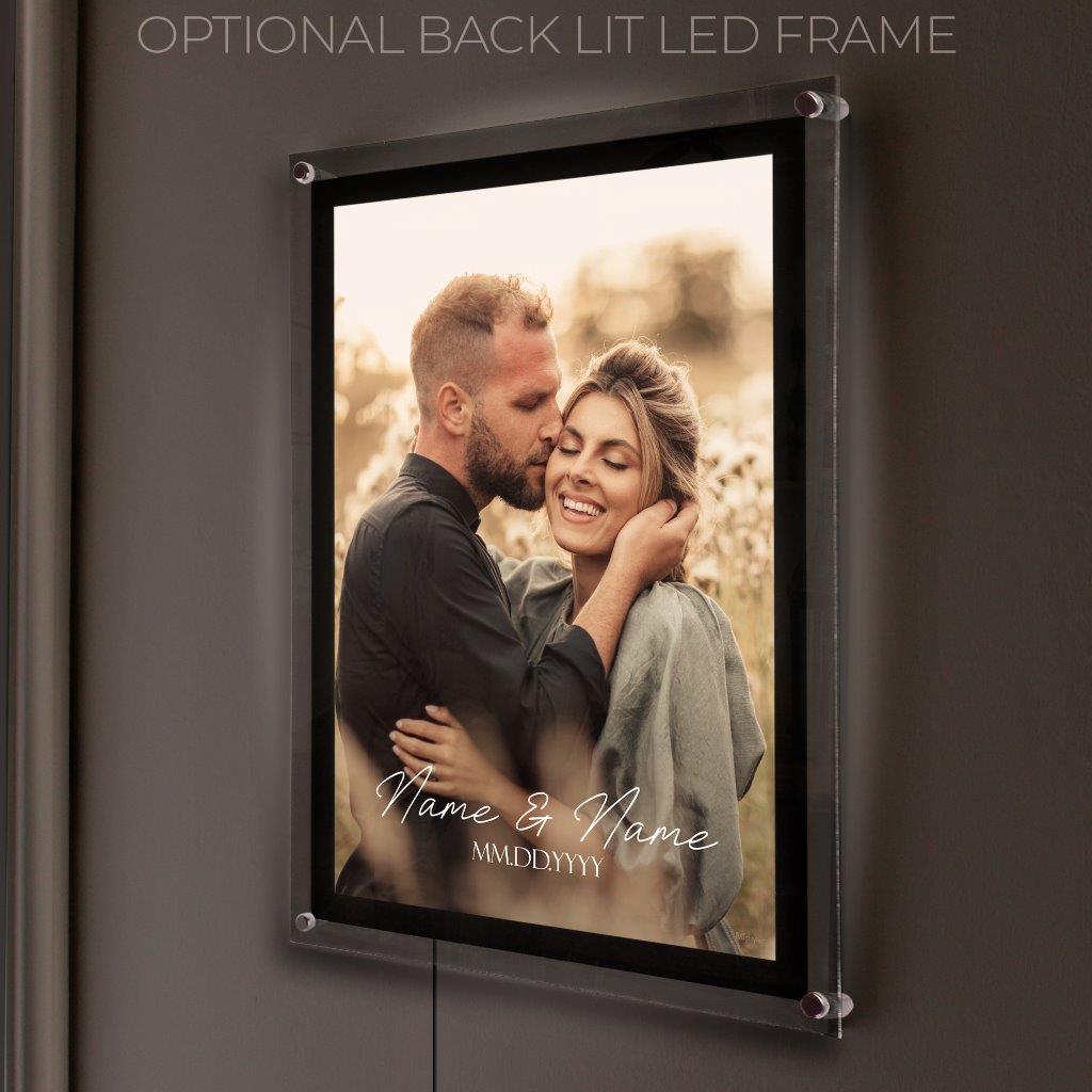 Trend Setters Original (Photo Wedding Sign) Personalized MightyPrint™ Wall Art MPU17241109