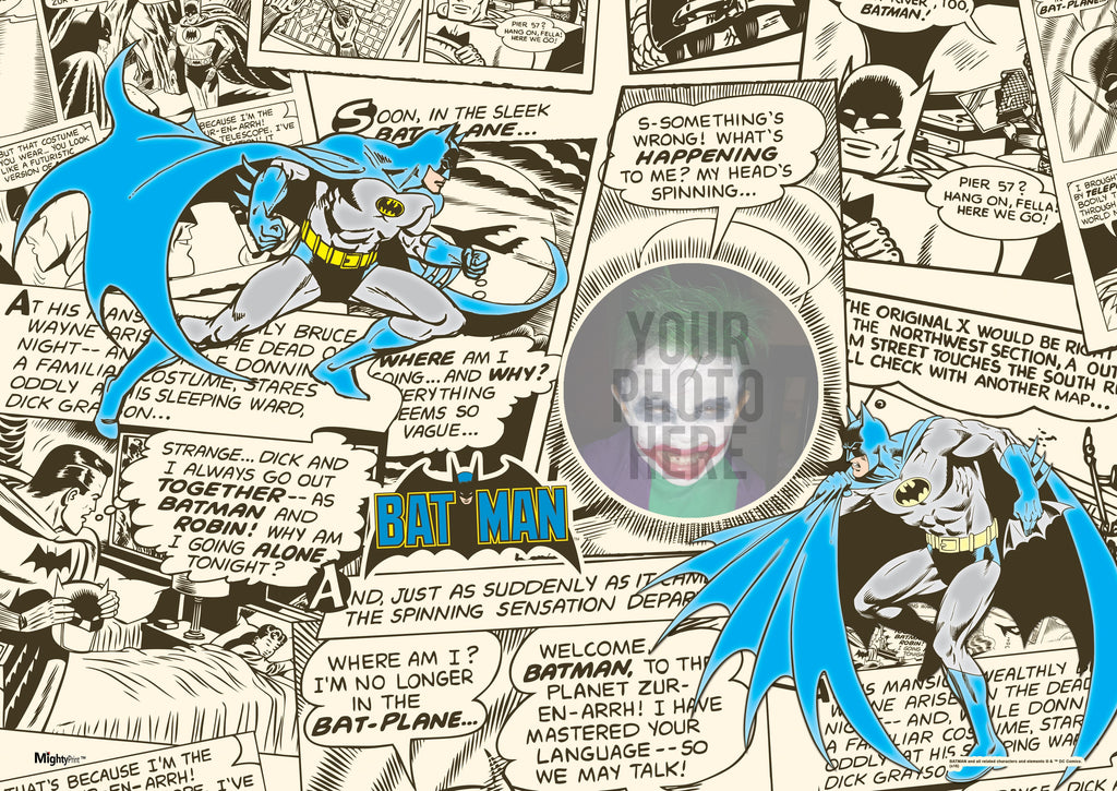 DC Comics (Batman - Add Your Photo!) MightyPrint™ Wall Art MPU24170211