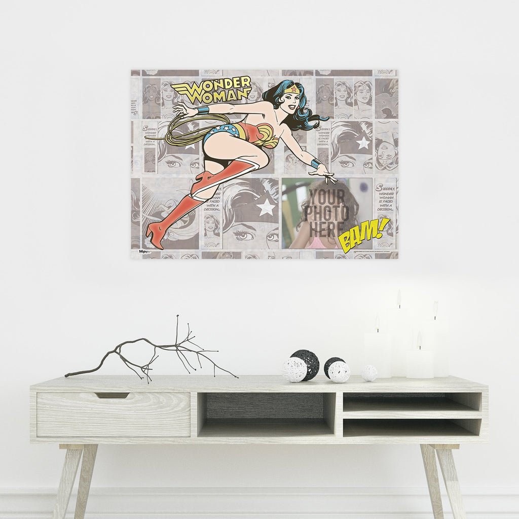 DC Comics (Wonder Woman - Add Your Photo!) MightyPrint™ Wall Art MPU24170212