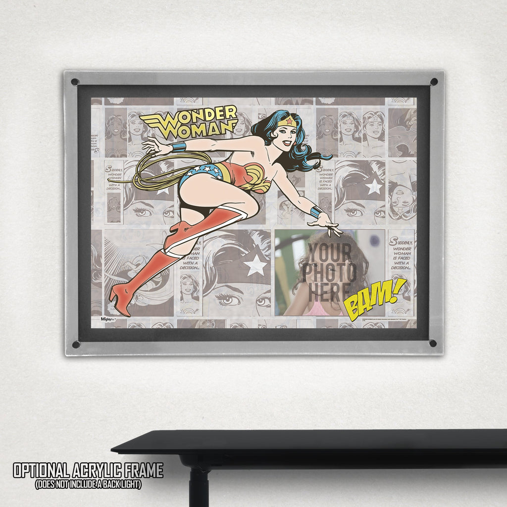 DC Comics (Wonder Woman - Add Your Photo!) MightyPrint™ Wall Art MPU24170212