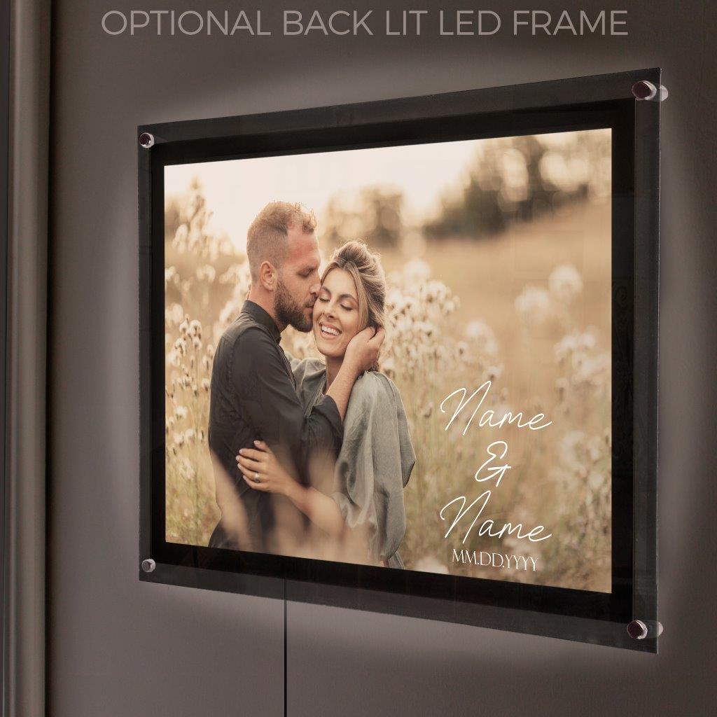 Trend Setters Original (Photo Wedding Sign) Personalized MightyPrint™ Wall Art MPU24171110