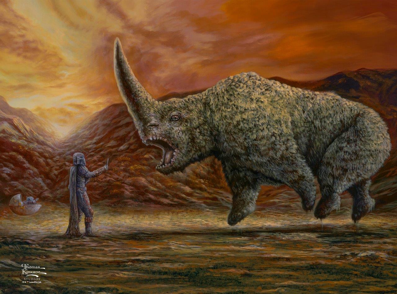 Star Wars (The Mandalorian™ – The Mudhorn) Lightpix™ Everlasting Photo Print P1410H018