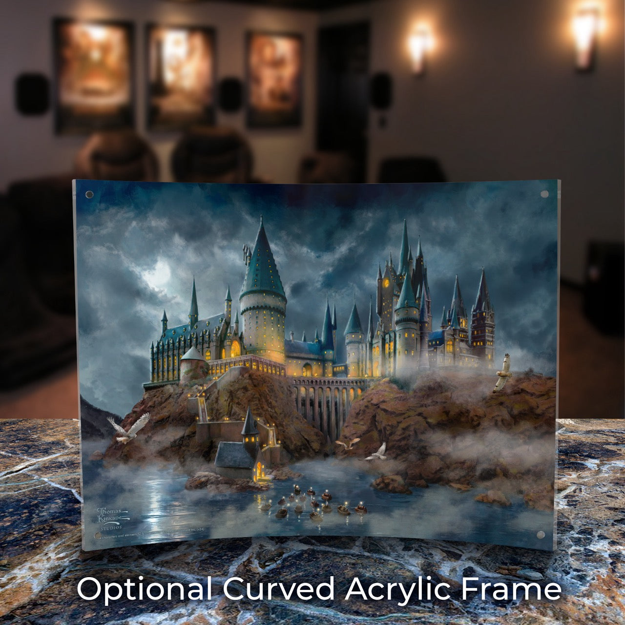 Harry Potter™ Thomas Kinkade Studios (Hogwarts Castle) Lightpix™ Everlasting Photo Print P1410H048