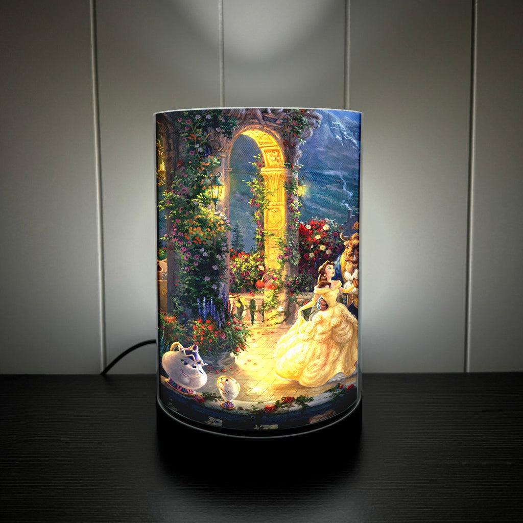 FilmPix™ LED Lamp + Disney (Beauty and the Beast Dancing in the Moonlight) FilmPix™ Photo Insert Bundle