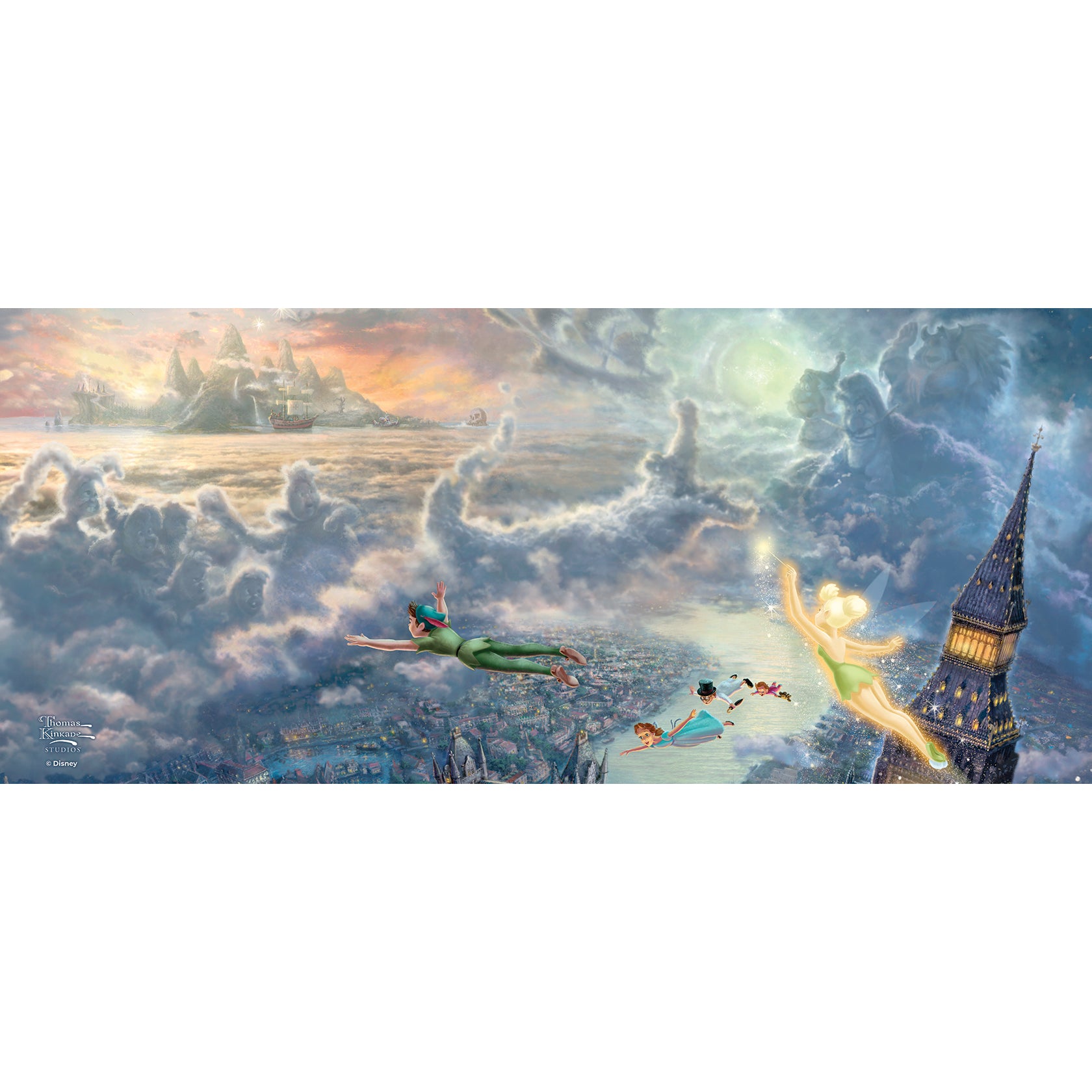 Disney (Tinker Bell and Peter Pan Fly to Never Land) FilmPix™ Photo Insert P1808H033