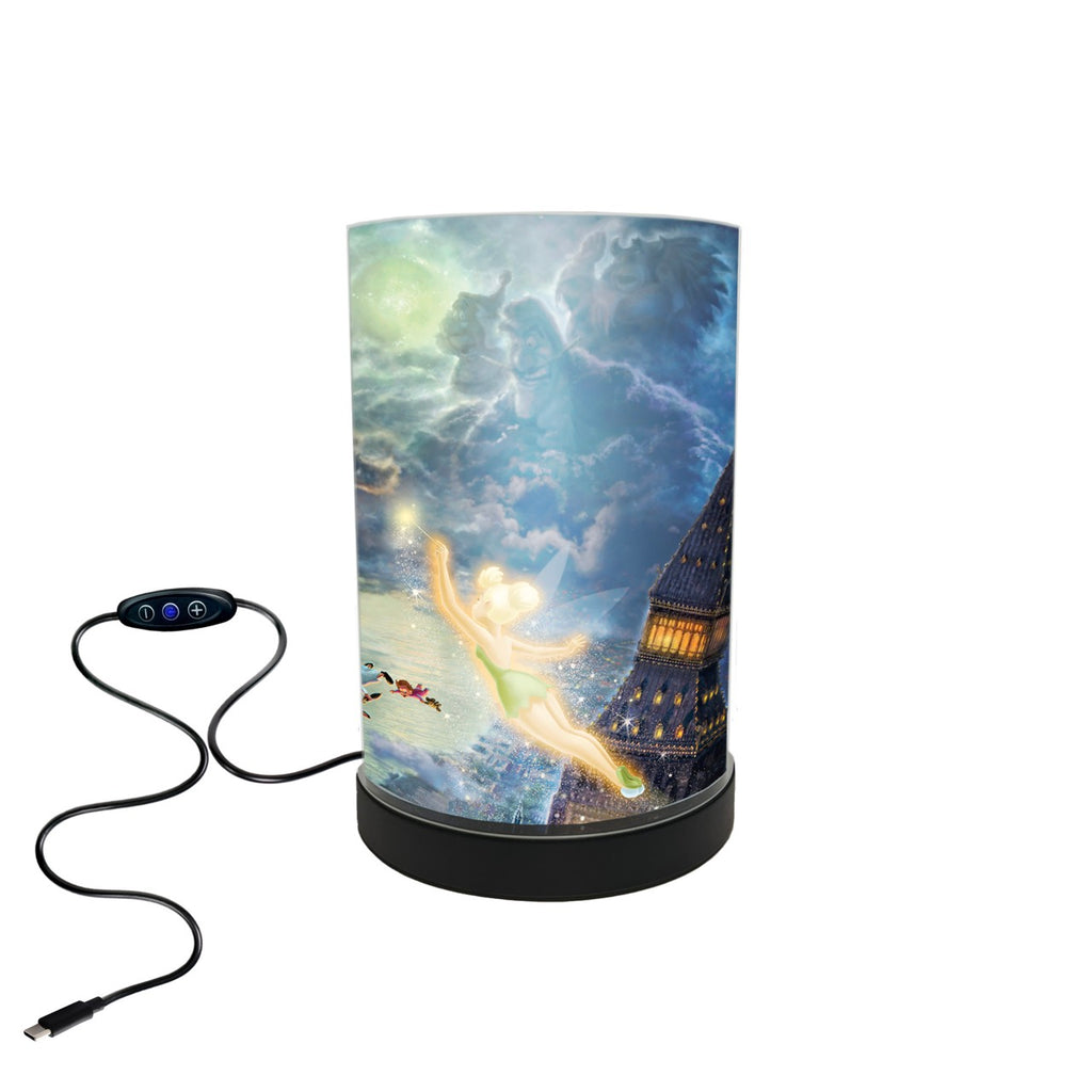 FilmPix™ LED Lamp + Disney (Tinker Bell and Peter Pan Fly to Never Land) FilmPix™ Photo Insert Bundle