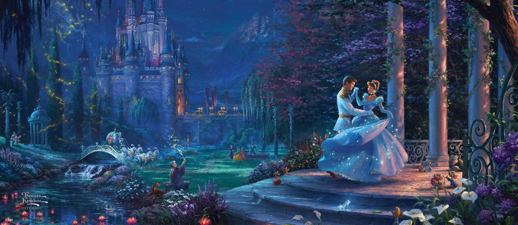 FilmPix™ LED Lamp + Disney (Cinderella Dancing in the Starlight) FilmPix™ Photo Insert Bundle