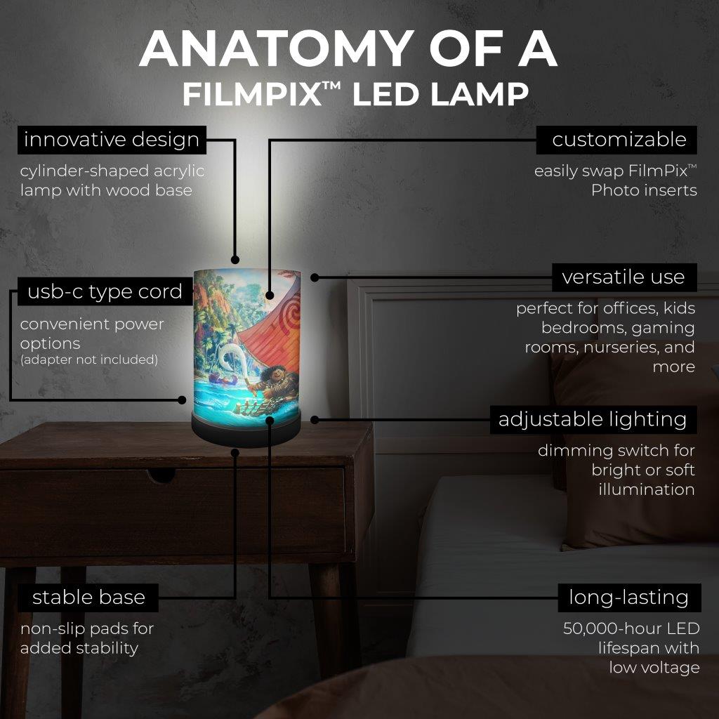 FilmPix™ Light Display + Disney (Moana) FilmPix™ Photo Insert Bundle