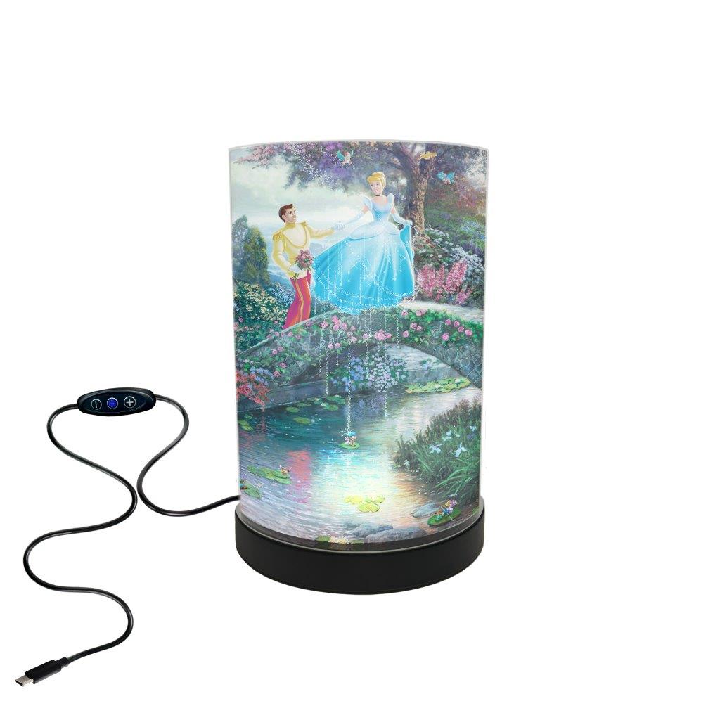 FilmPix™ LED Lamp + Disney (Cinderella Wishes Upon a Dream) FilmPix™ Photo Insert Bundle