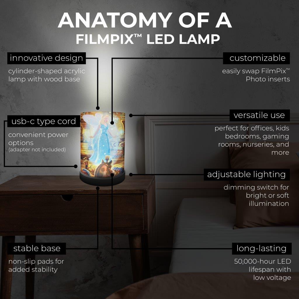 FilmPix™ Light Display + Disney (Geppetto's Pinocchio) FilmPix™ Photo Insert Bundle