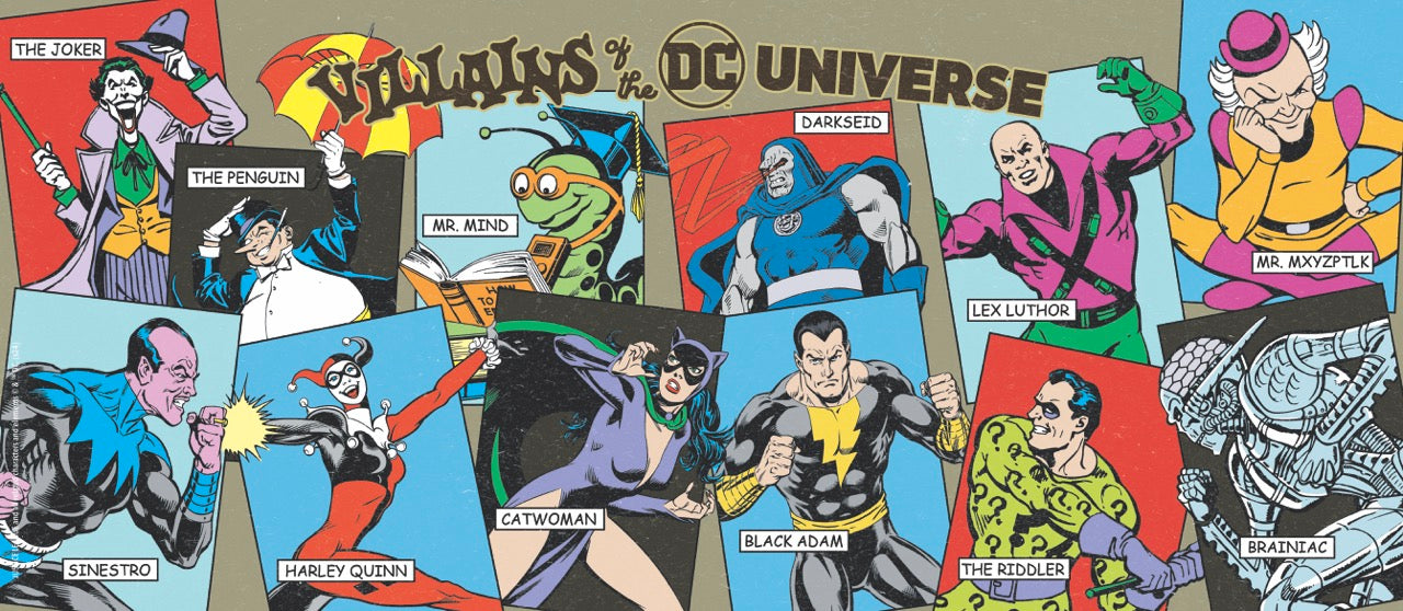 FilmPix™ Light Display + Justice League (90th Villains) FilmPix™ Photo Insert Bundle