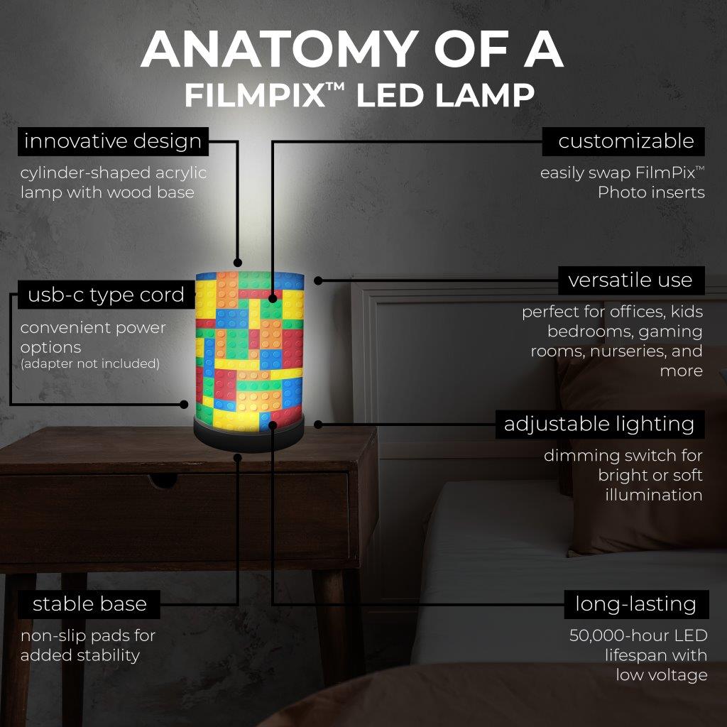 FilmPix™ Light Display + Trend Setters Original (Building Blocks) FilmPix™ Photo Insert