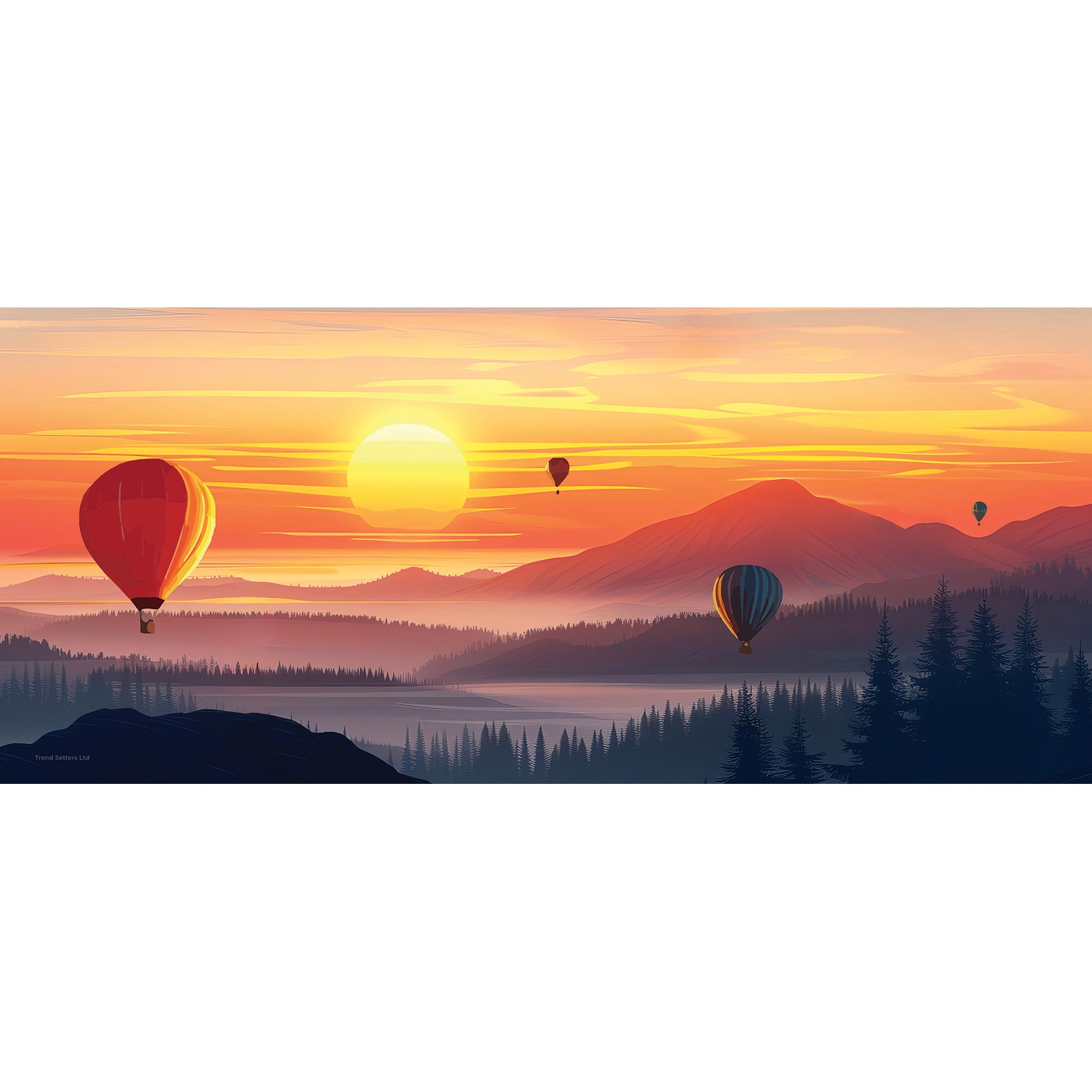 Trend Setters Original (Hot Air Balloons) FilmPix™ Photo Insert P1808H090