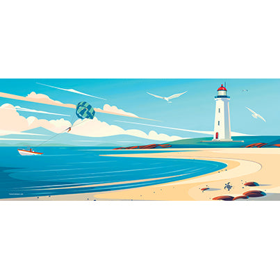 Trend Setters Original (Lighthouse Beach) FilmPix™ Photo Insert P1808H107