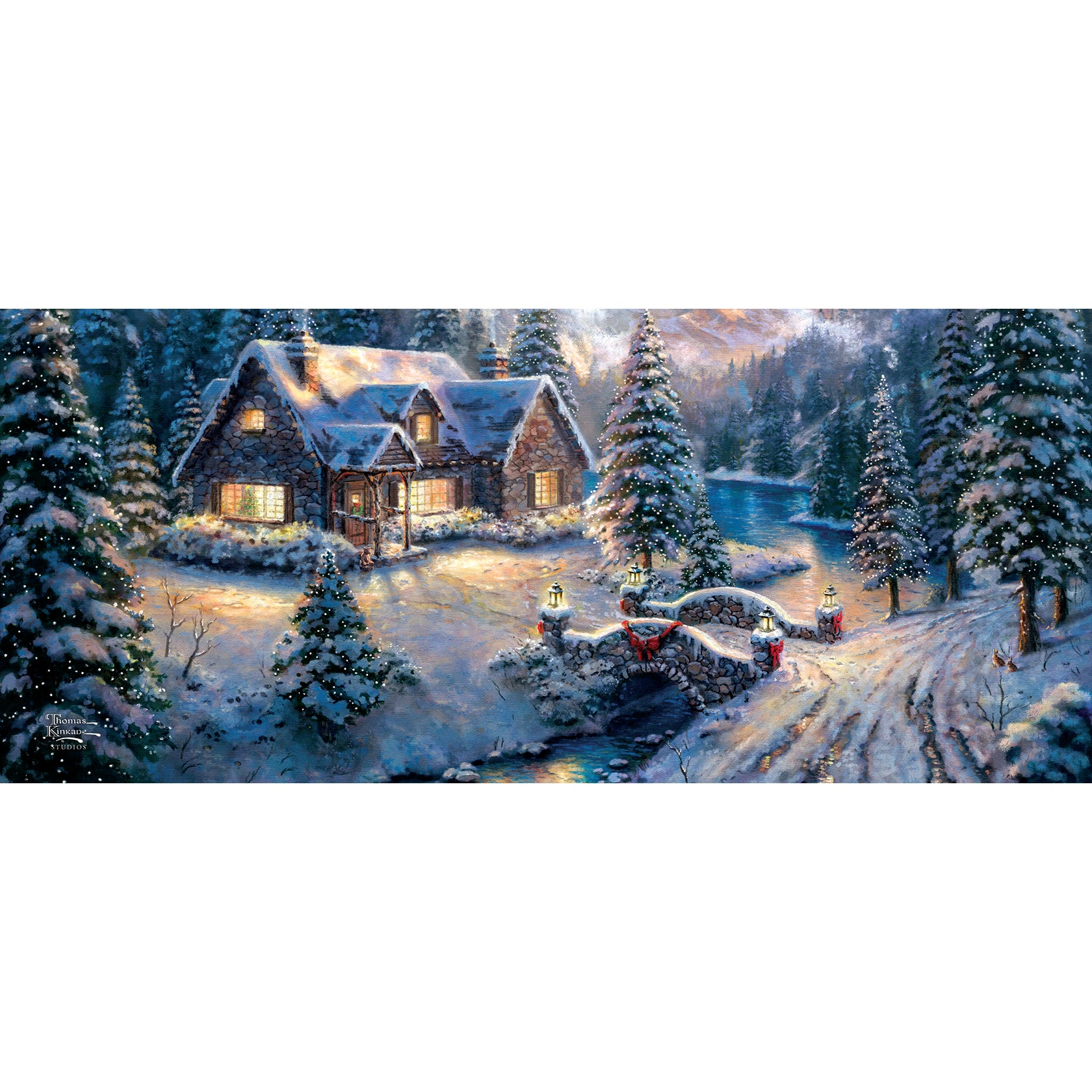 Thomas Kinkade (High Country Christmas) FilmPix™ Photo Insert P1808H118