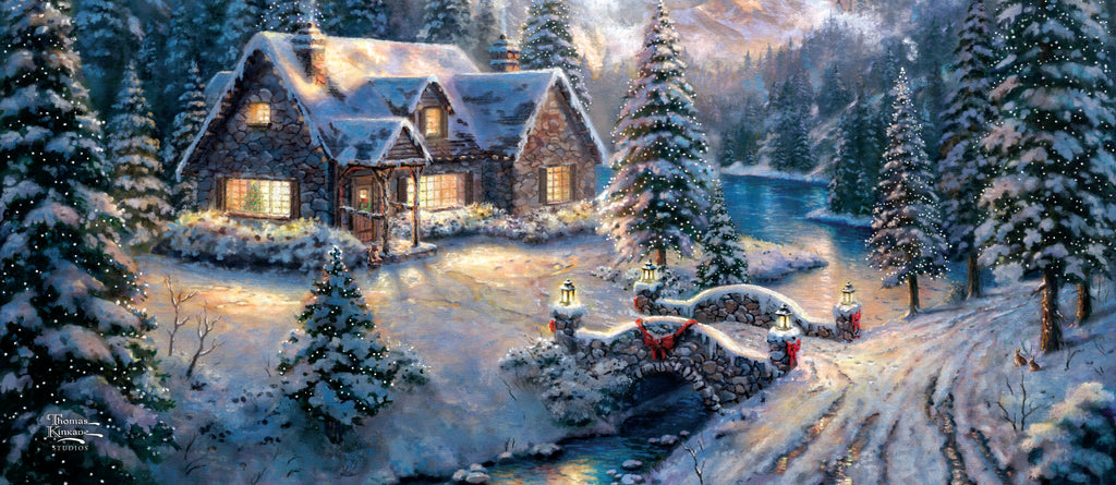 Thomas Kinkade (High Country Christmas) FilmPix™ Photo Insert P1808H118