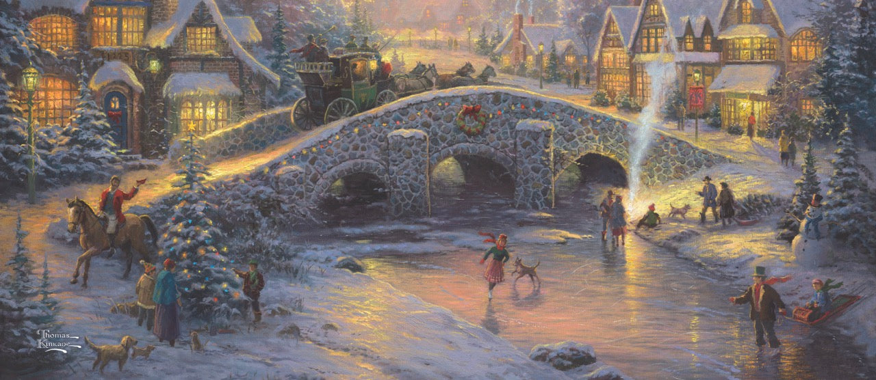 Thomas Kinkade (Spirit of Christmas) FilmPix™ Photo Insert P1808H121