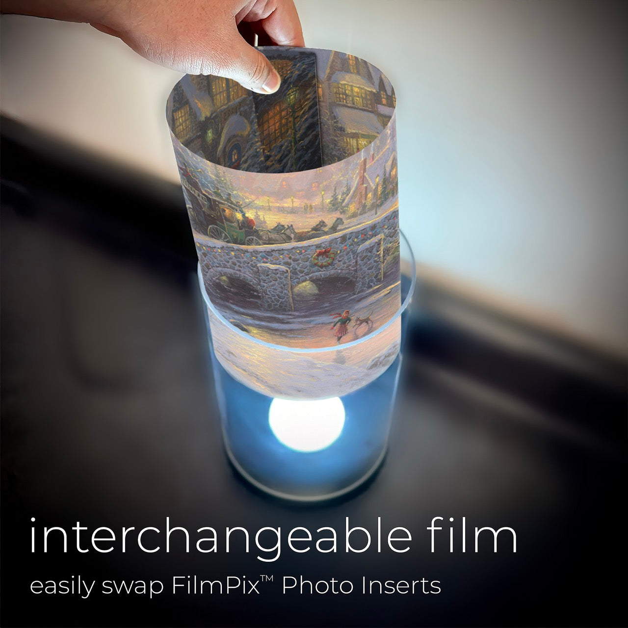 Thomas Kinkade (Spirit of Christmas) FilmPix™ Photo Insert P1808H121