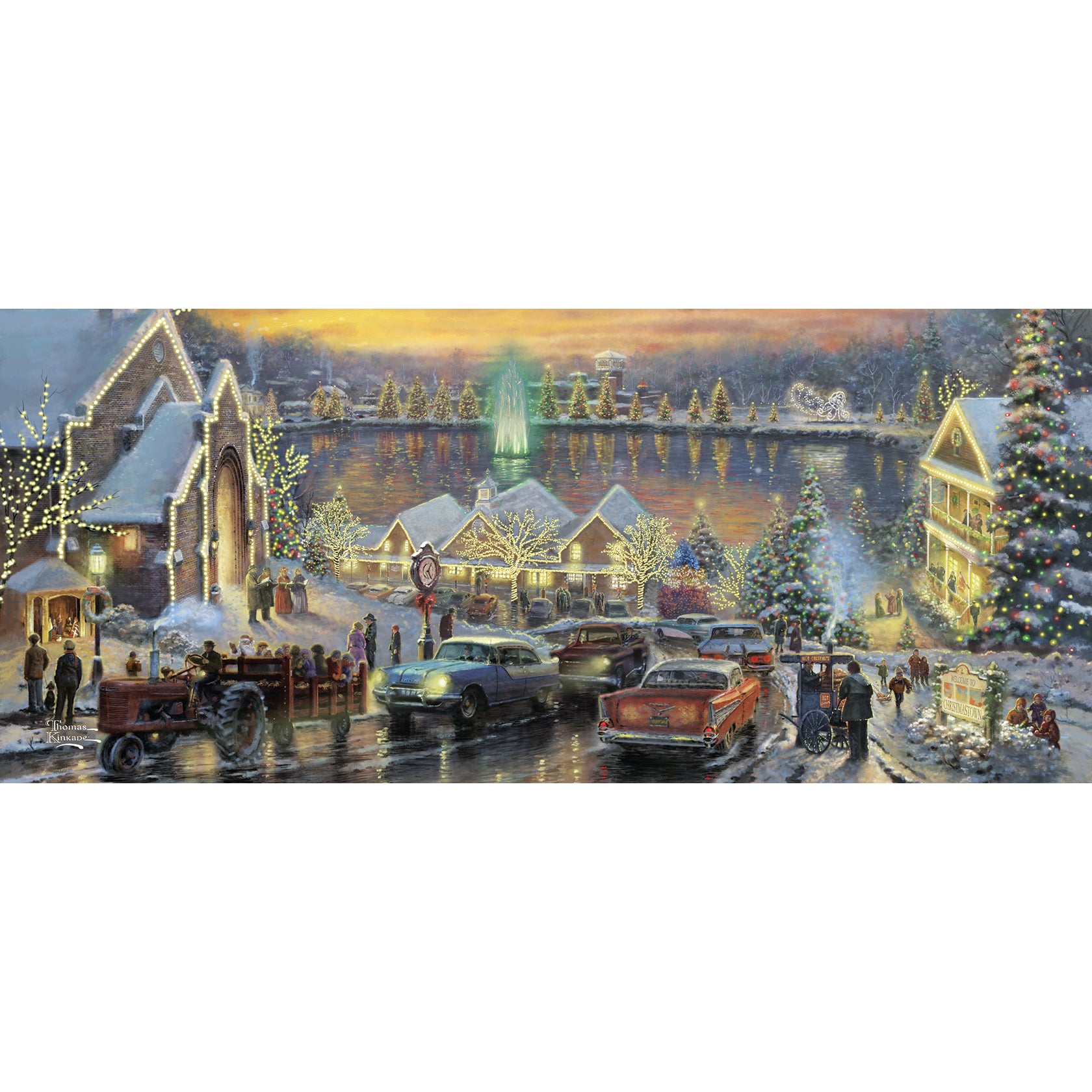 Thomas Kinkade (The Lights of Christmastown) FilmPix™ Photo Insert P1808H123
