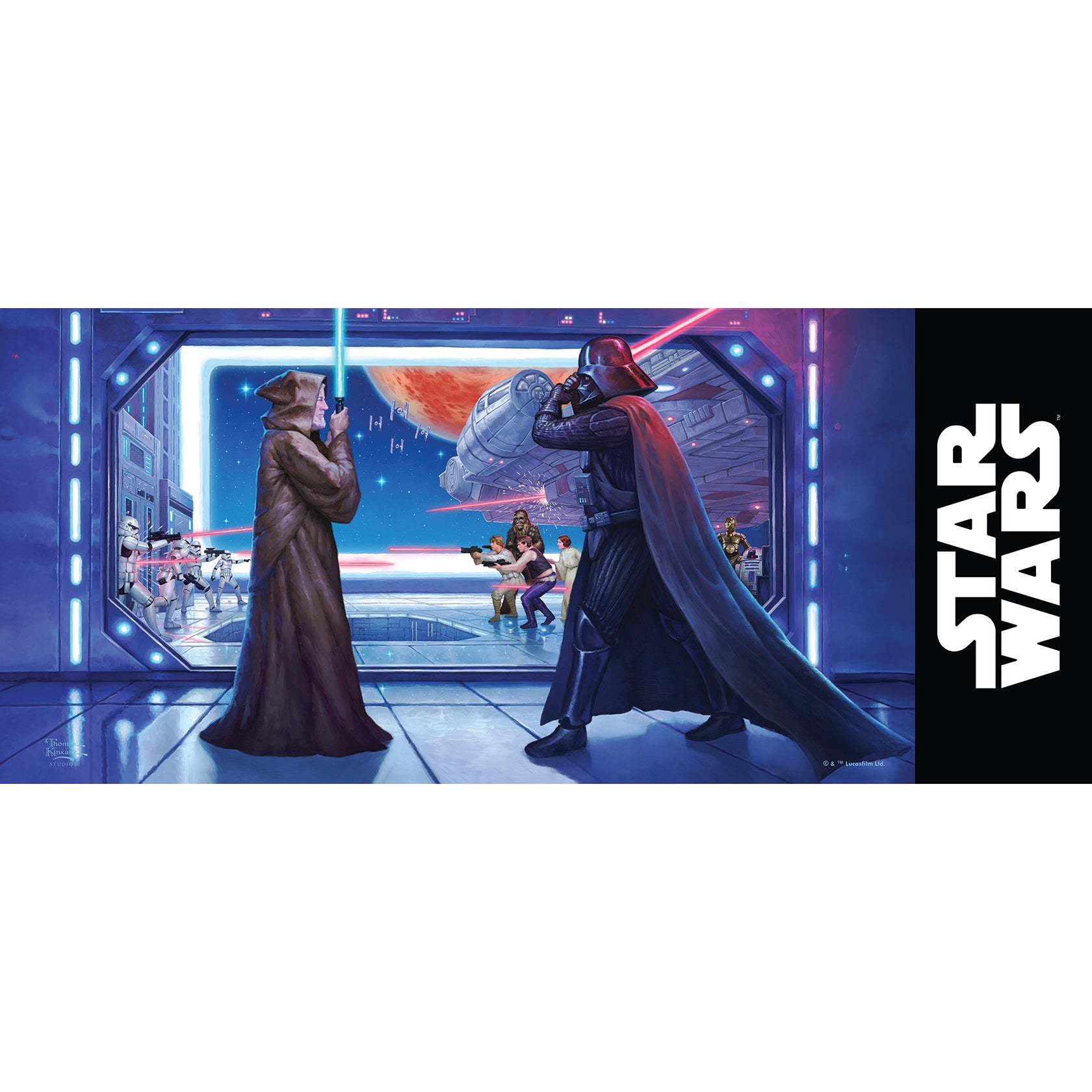 Star Wars (Obi Wan's Final Battle) FilmPix™ Photo Insert P1808H153
