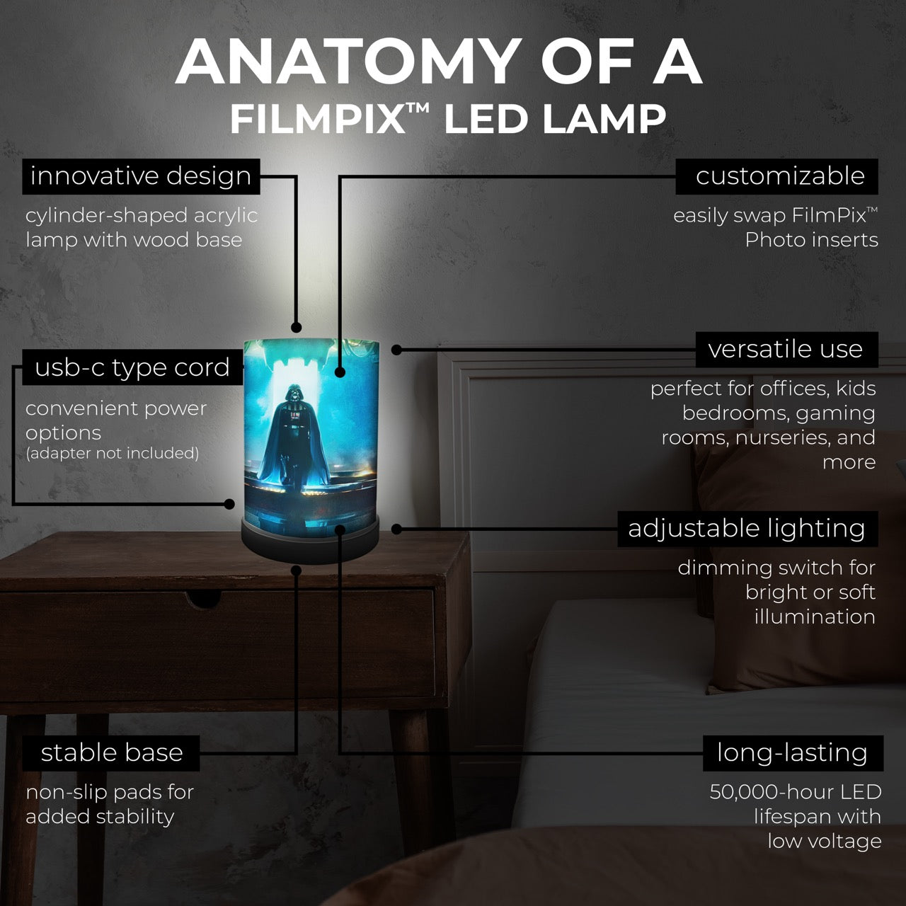 Star Wars (Obi Wan - Darkness has Arrived) FilmPix™ Photo Insert P1808H157