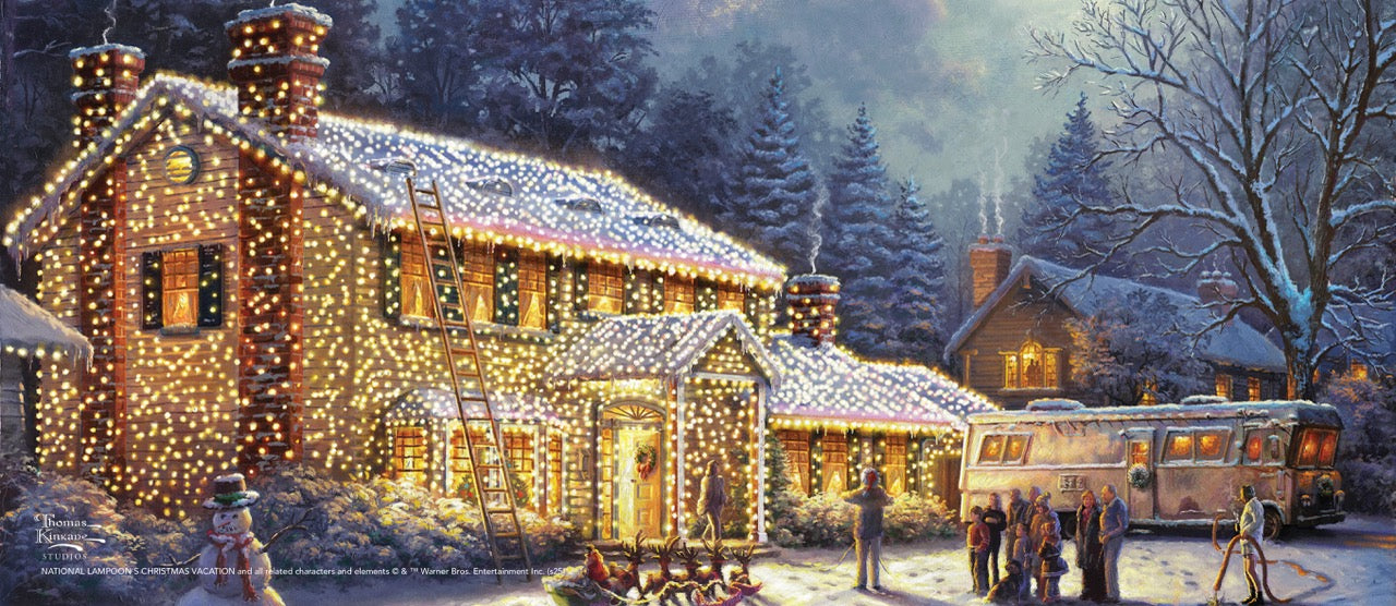 National Lampoon’s Christmas Vacation Thomas Kinkade Studios (The Griswold Family Home) FilmPix™ Photo Insert P1808H176