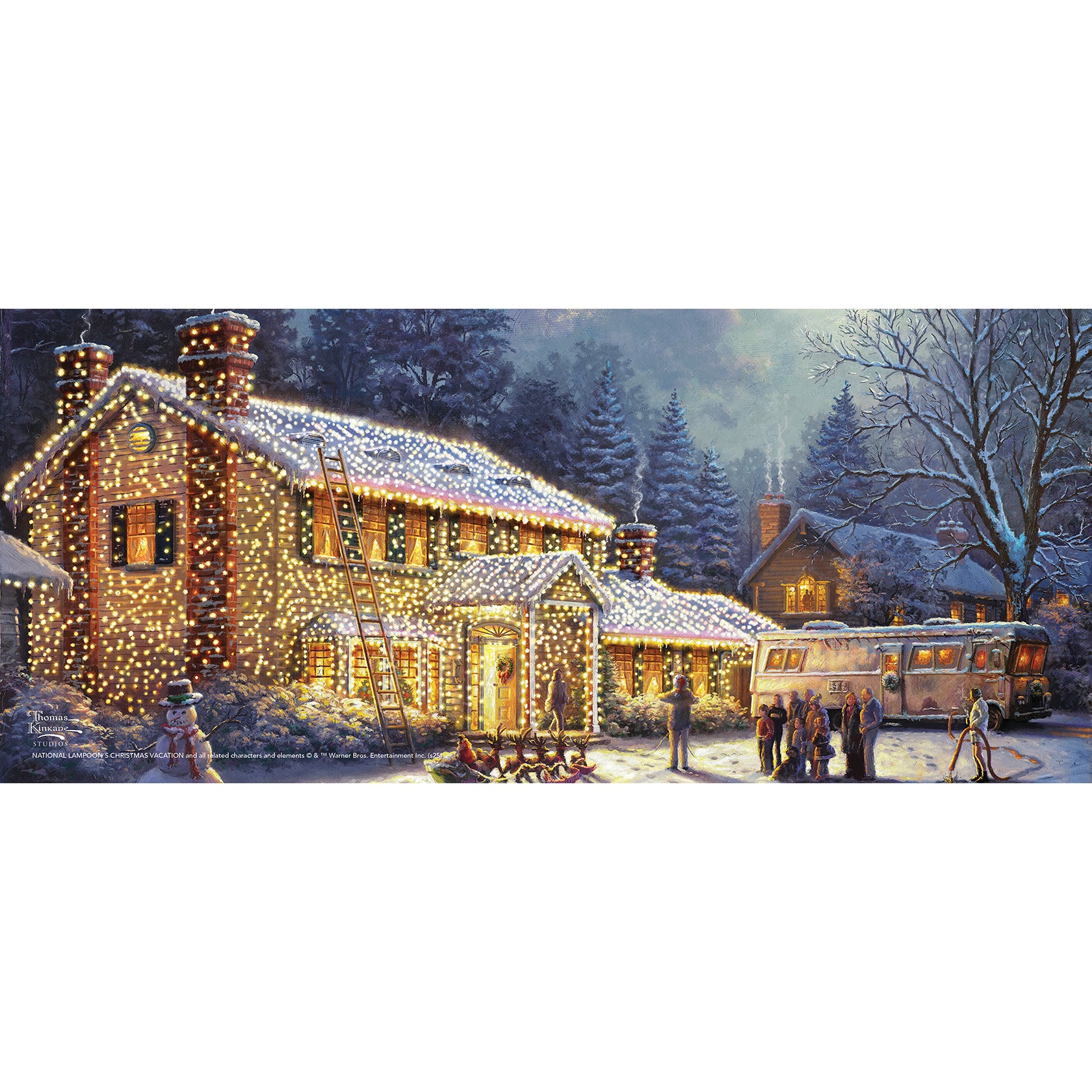 National Lampoon’s Christmas Vacation Thomas Kinkade Studios (The Griswold Family Home) FilmPix™ Photo Insert P1808H176