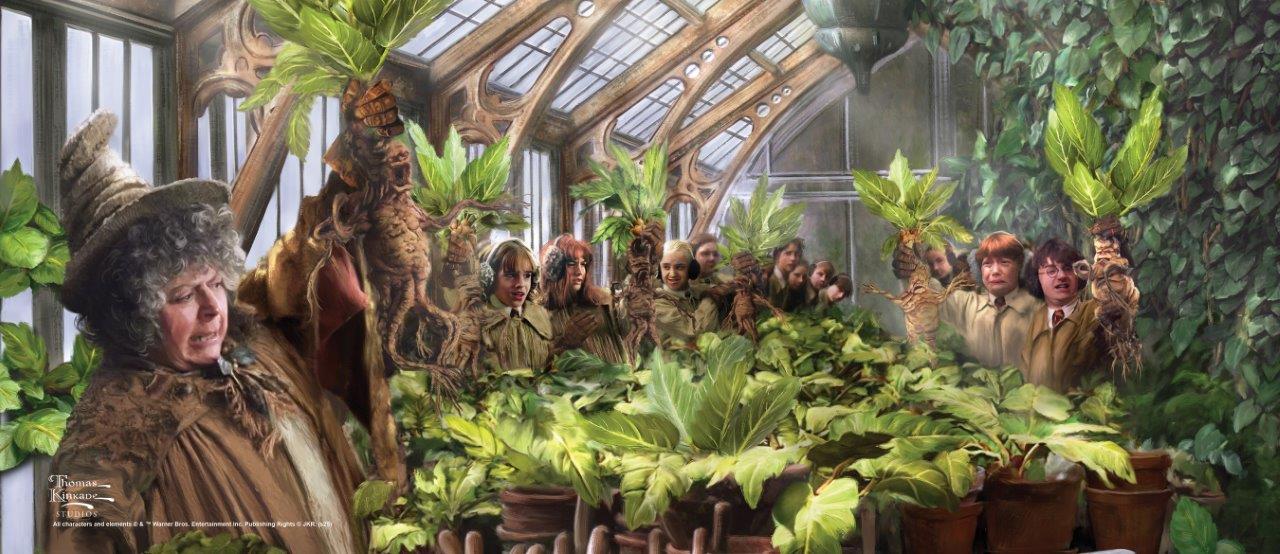 Harry Potter Thomas Kinkade Studios (Hogwarts Greenhouse) FilmPix™ Photo Insert P1808H186