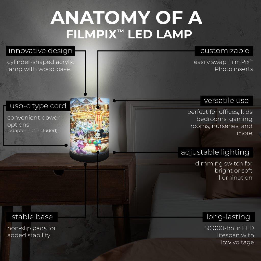 Disney (Mickey and Minnie Christmas Market) FilmPix™ Photo Insert P1808H195