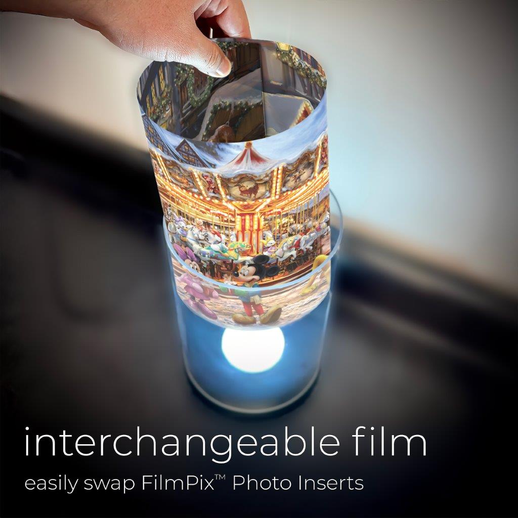 Disney (Mickey and Minnie Christmas Market) FilmPix™ Photo Insert P1808H195