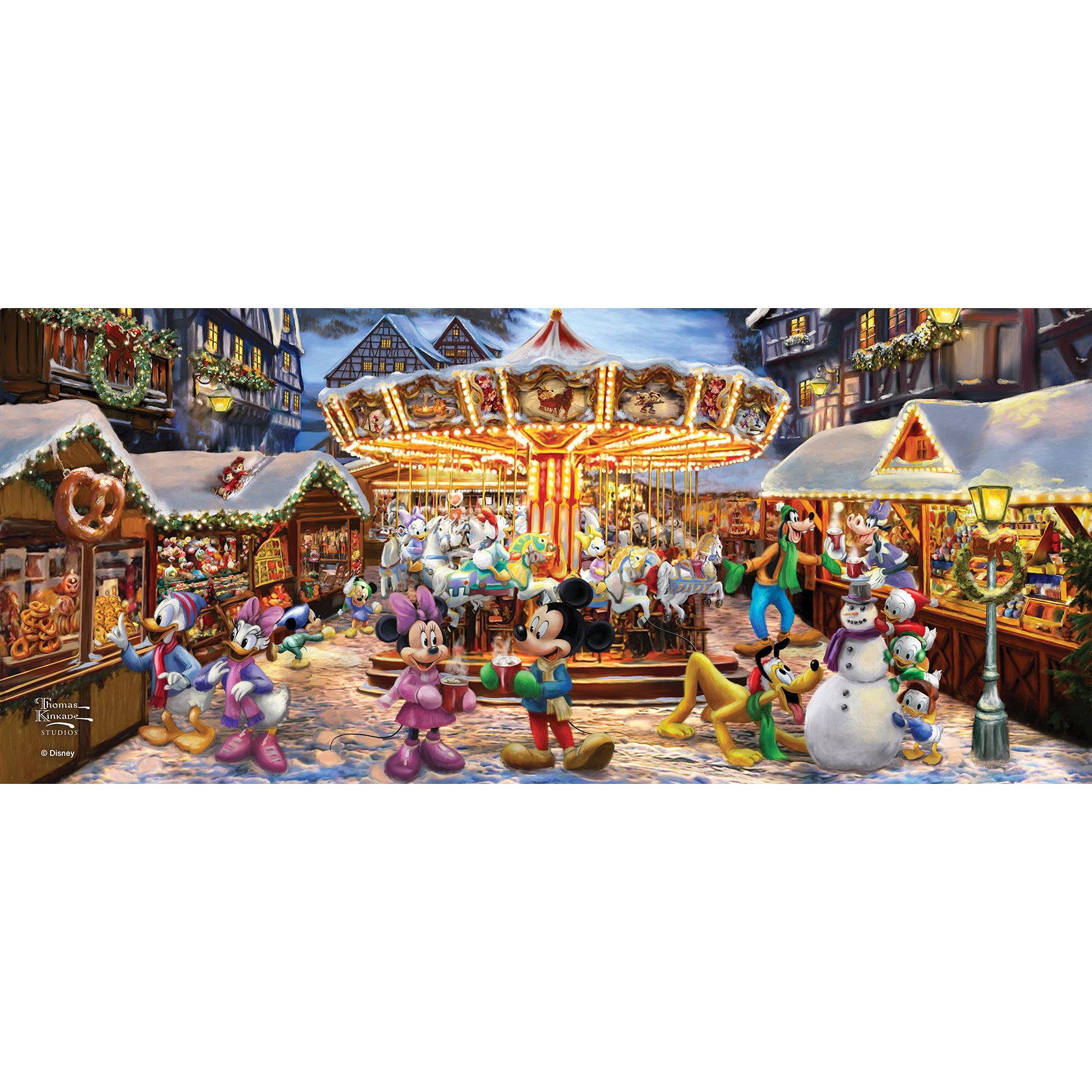 Disney (Mickey and Minnie Christmas Market) FilmPix™ Photo Insert P1808H195