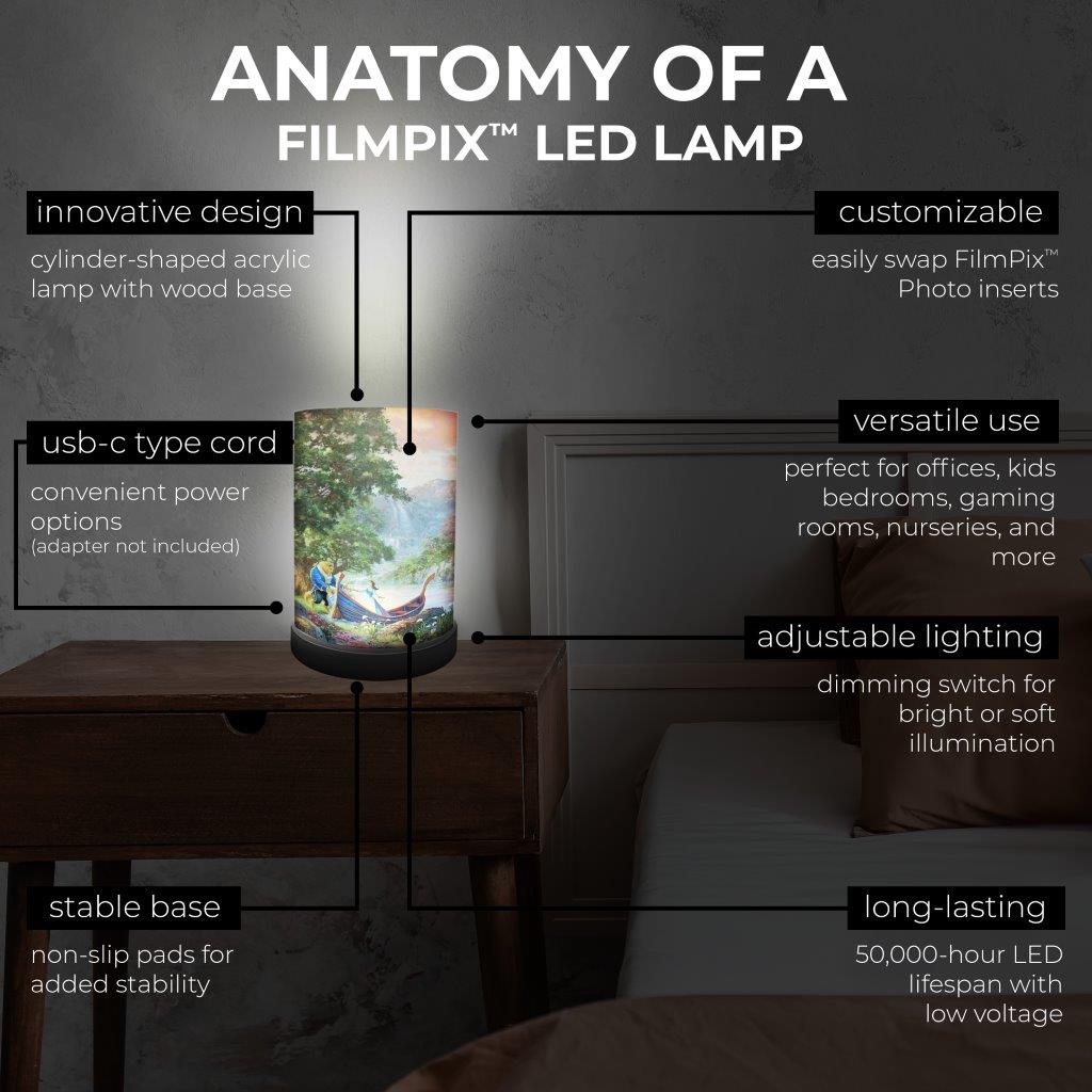 FilmPix™ Light Display + Disney (Beauty and the Beast II) FilmPix™ Photo Insert Bundle