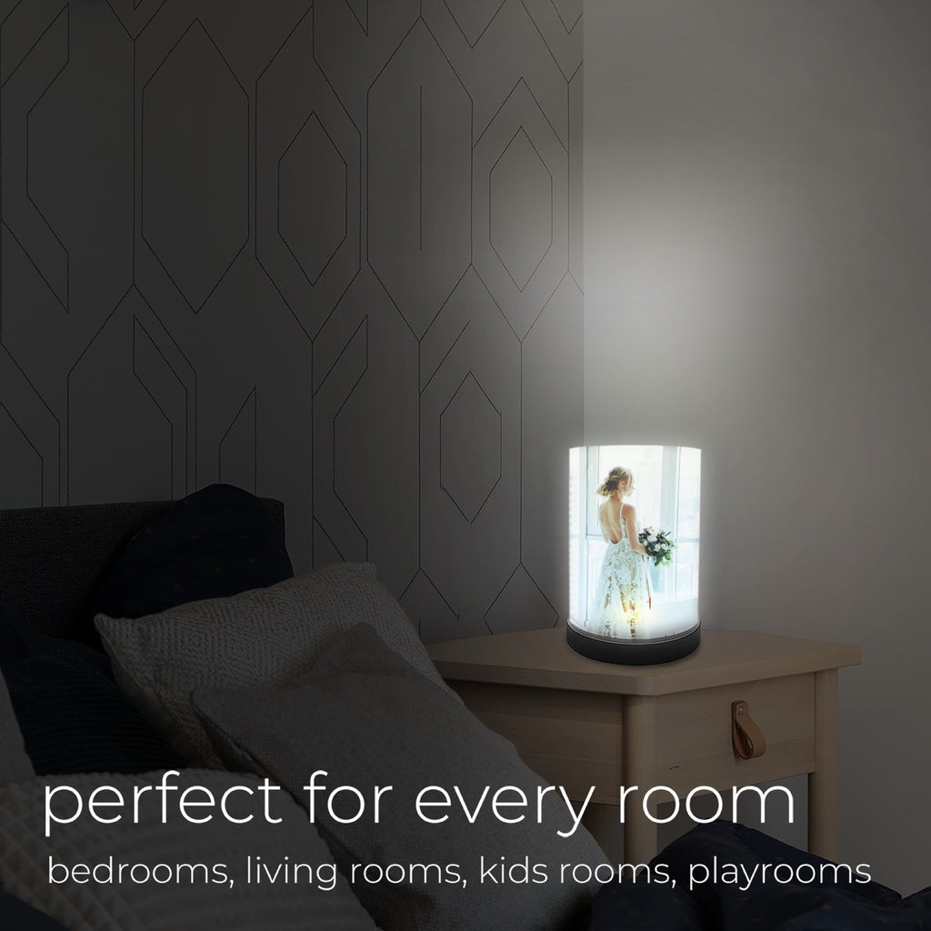 Trend Setter Original (4 Photo #1 Collage) Personalized FilmPix™ Photo Insert and Light Display Bundle P1808HU133LAMP