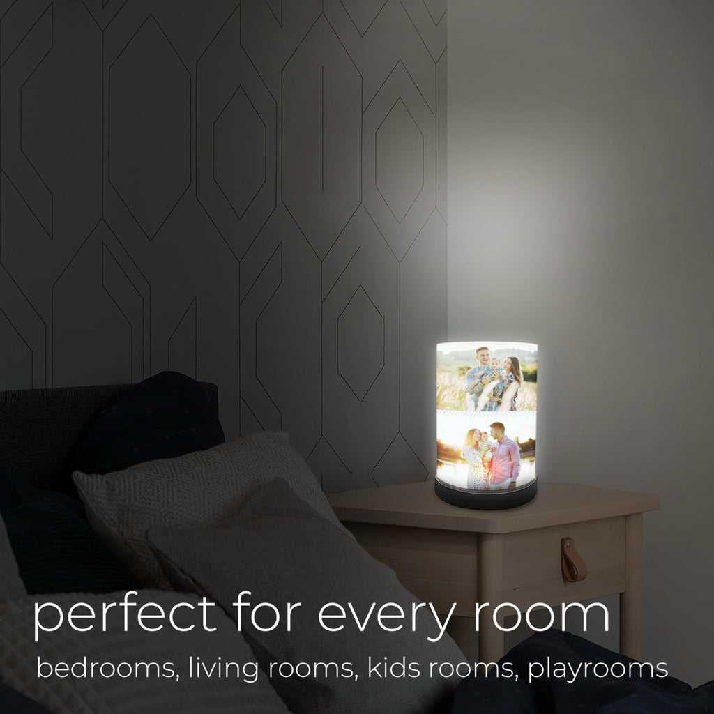 Trend Setter Original (5 Photo Collage) Personalized FilmPix™ Photo Insert and Light Display Bundle P1808HU135LAMP