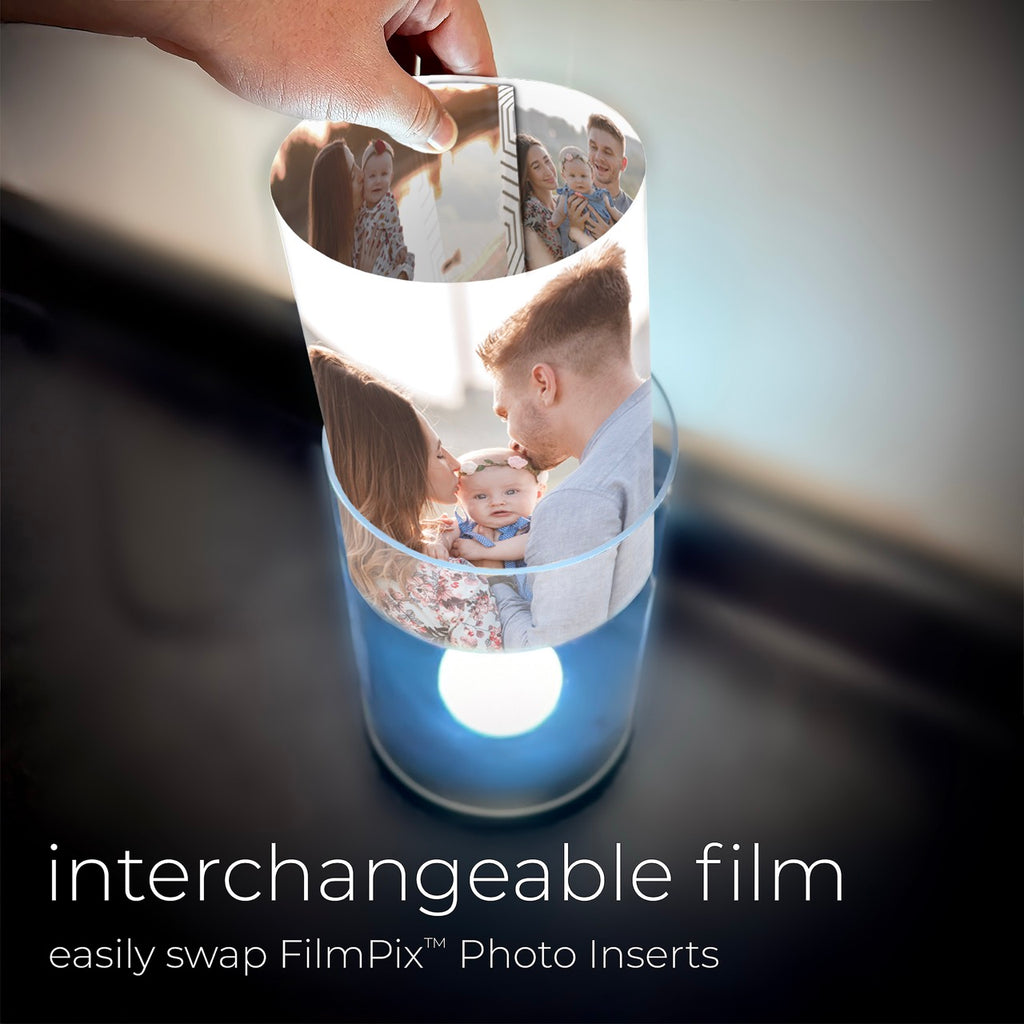 Trend Setter Original (5 Photo Collage) Personalized FilmPix™ Photo Insert and Light Display Bundle P1808HU135LAMP