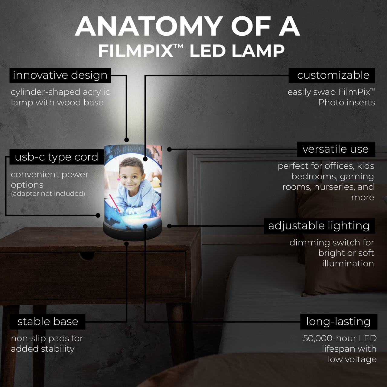 Disney (Frozen – Journey) FilmPix™ Photo Insert Personalized Photo Upload P1808HU170