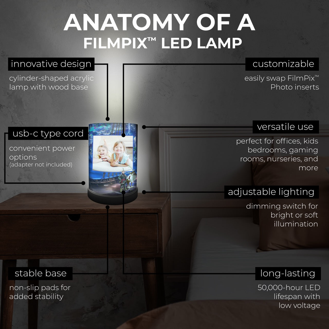 Disney (Frozen – Love and Magic) FilmPix™ Photo Insert Personalized Photo Upload P1808HU172