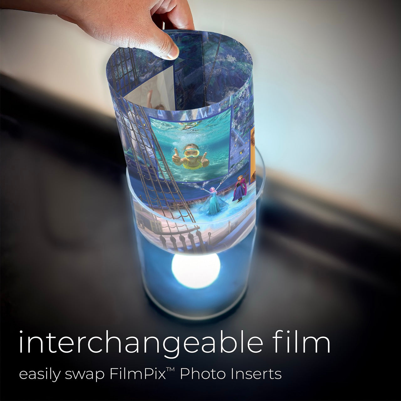 Disney (Frozen – Love and Magic) FilmPix™ Photo Insert Personalized Photo Upload P1808HU172