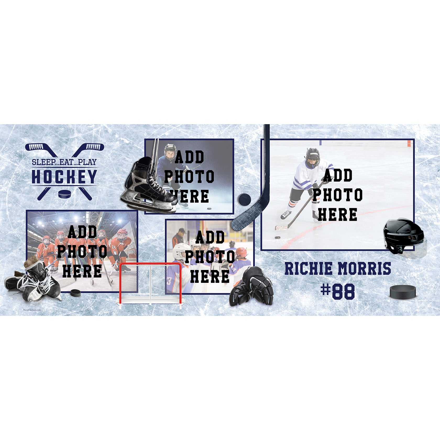 Trend Setters Original (Hockey) Personalized FilmPix™ Photo Insert P1808HU196