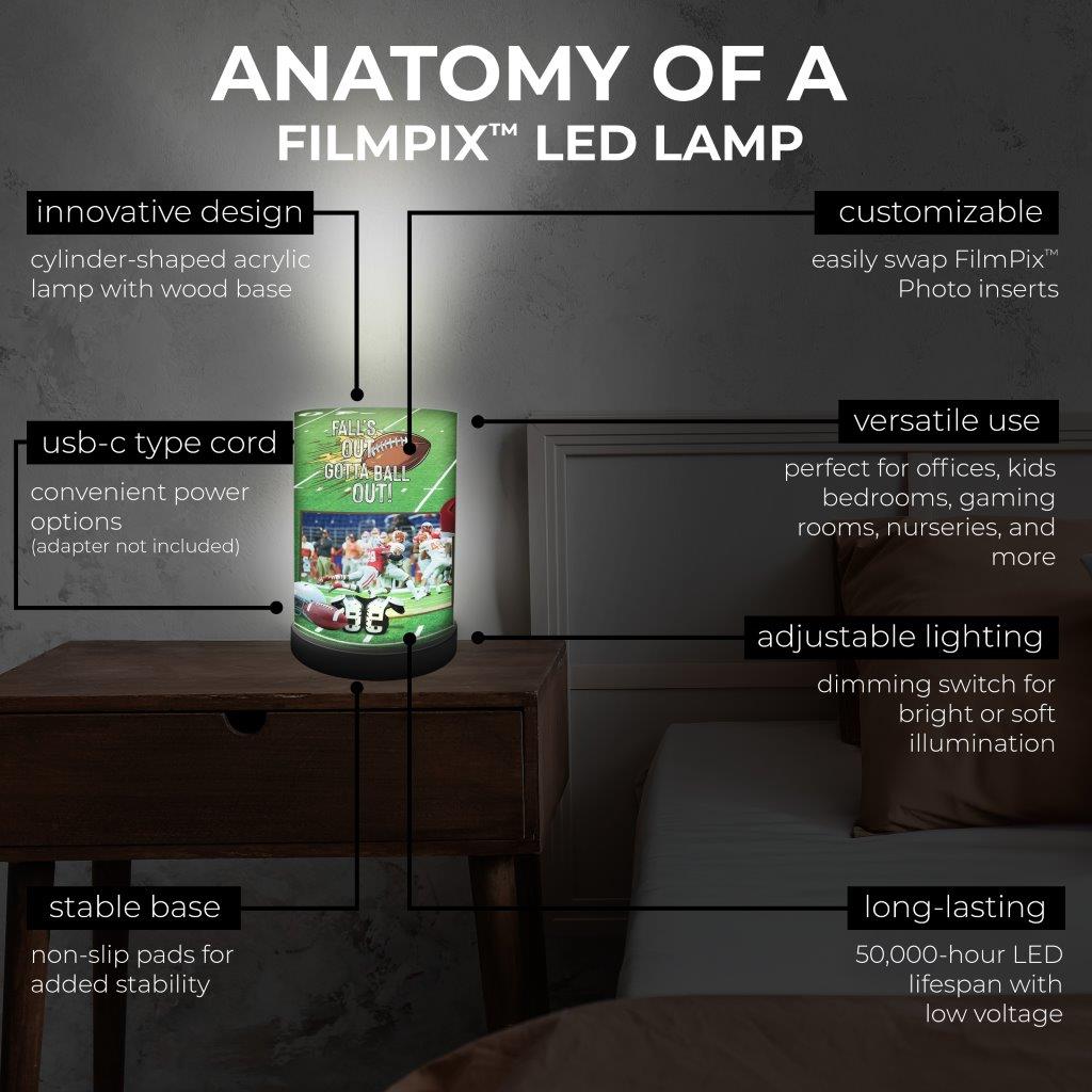 Trend Setters Original (Football) Personalized FilmPix™ Photo Insert P1808HU198