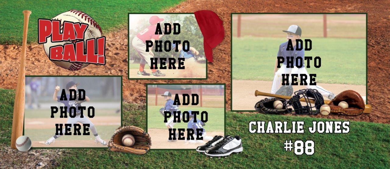 Trend Setters Original (Baseball) Personalized FilmPix™ Photo Insert P1808HU199