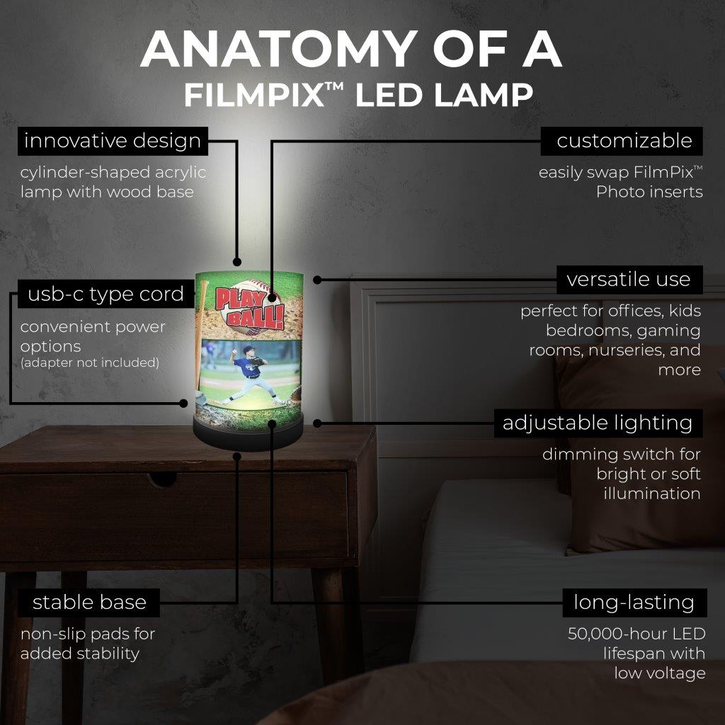 Trend Setters Original (Baseball) Personalized FilmPix™ Photo Insert P1808HU199