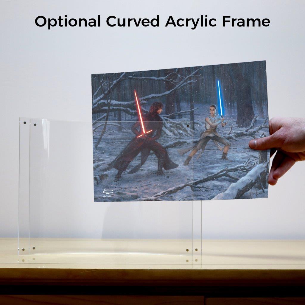 Star Wars (The Duel Rey vs. Ren) Lightpix™ Everlasting Photo Print P1410H016