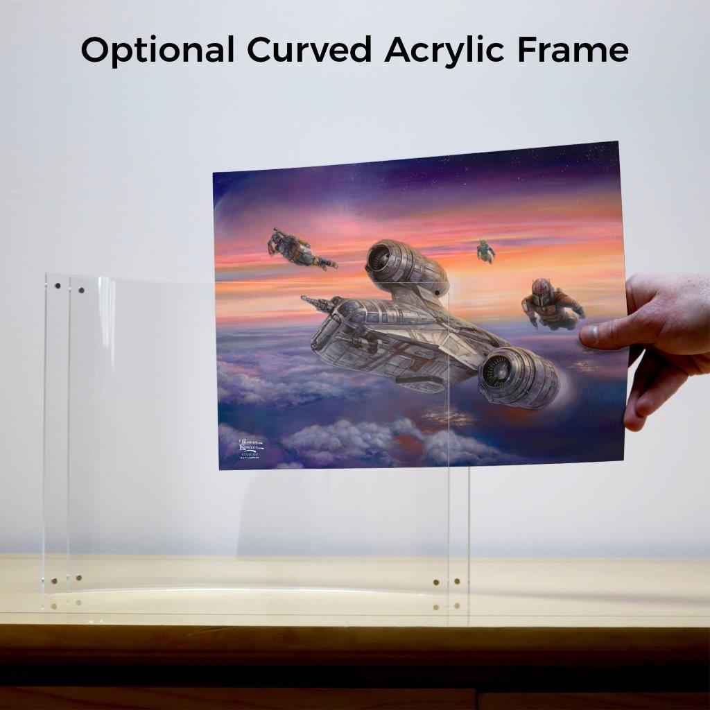 Star Wars (The Mandalorian  The Escort) Lightpix™ Everlasting Photo Print P1410H019