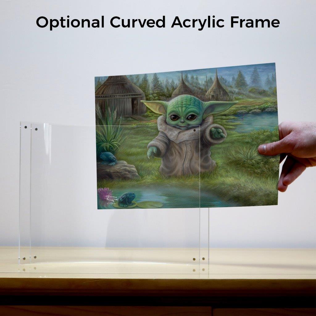 Star Wars (The Mandalorian  Childs Play) Lightpix™ Everlasting Photo Print P1410H021